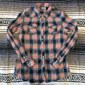 Harley-Davidson Womens Plaid Longsleeve Shirt
